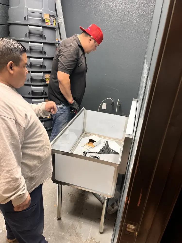 Commercial plumbing and sink installation in West Seneca